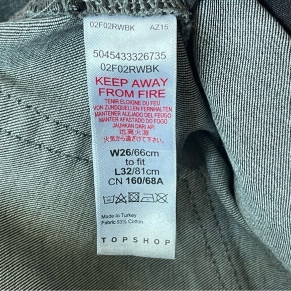 Ladies Topshop Black Jamie Jeans - Picture 7 of 11